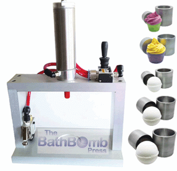 Show details for Bath Bomb Press - Press Only with 5 Molds Picture of Bath Bomb Press - Press Only with 5 Molds