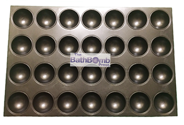 Curing Tray - Large Round (2.75") Picture of DENTED - Bath Bomb Curing Tray - Large Round (2.75") - LIMITED QUANTITIES