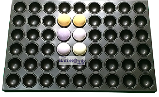 Picture of DENTED - Bath Bomb Curing Tray - Small Round (2") - LIMITED QUANTITIES