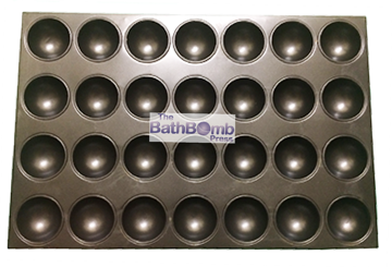 Curing Tray - Large Round (2.75") Picture of Bath Bomb Curing Tray - Extra Large Round (3")