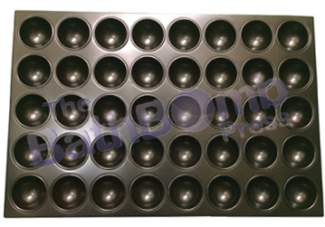 DENTED - Bath Bomb Curing Tray - Medium Round (2 3/8") Picture of DENTED - Bath Bomb Curing Tray - Medium Round (2 3/8") - LIMITED QUANTITIES